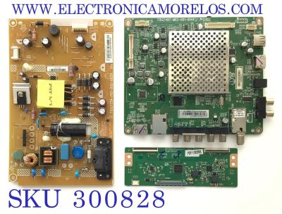 KIT DE TARJETAS PARA TV VIZIO / MAIN XGCB02K012 / 715G7487-M03-001-004K / FUENTE PLTVGL451GXTA / 715G7734-P01-000-002H / T-CON 6871L-3210D / PANEL TPT315B5-EUJFFE / MODELO D32X-D1 LTT7UKB
